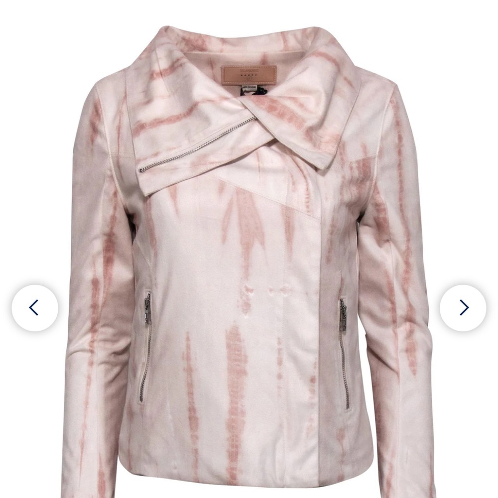 NWT BLANK NYC faux suede Moto jacket